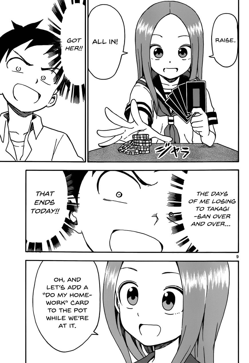 Karakai Jouzu No Takagi-San chapter 33 - page 9
