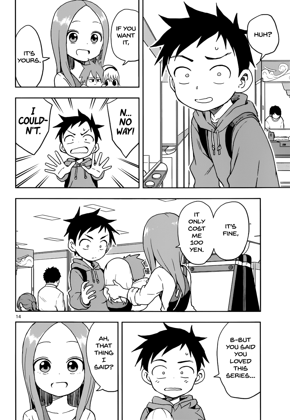 Karakai Jouzu No Takagi-San chapter 106 - page 14