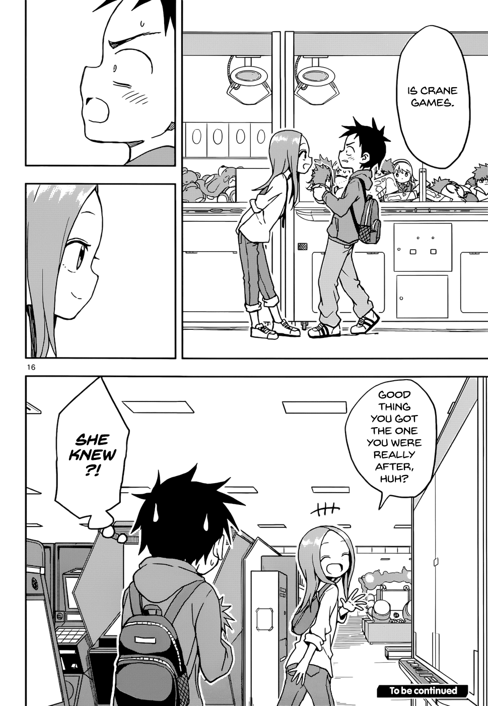 Karakai Jouzu No Takagi-San chapter 106 - page 16