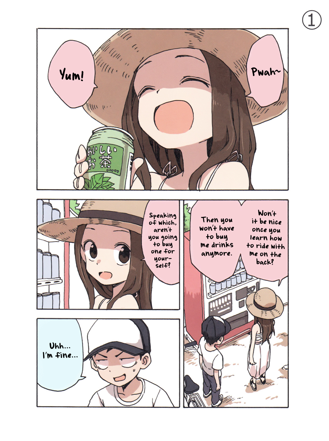 Karakai Jouzu No Takagi-San chapter 35.5 - page 1