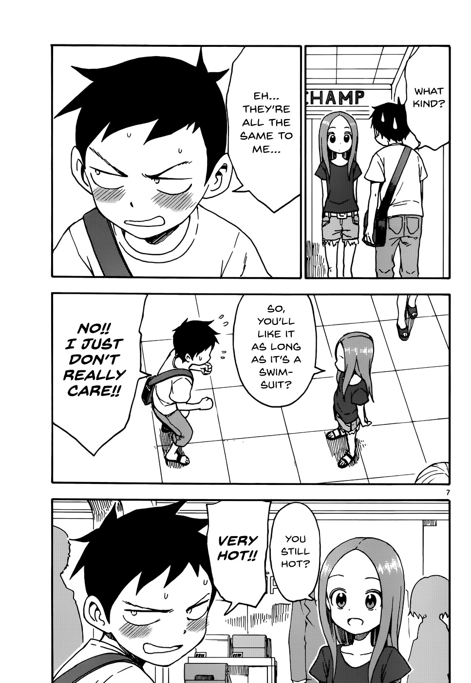 Karakai Jouzu No Takagi-San chapter 37 - page 8