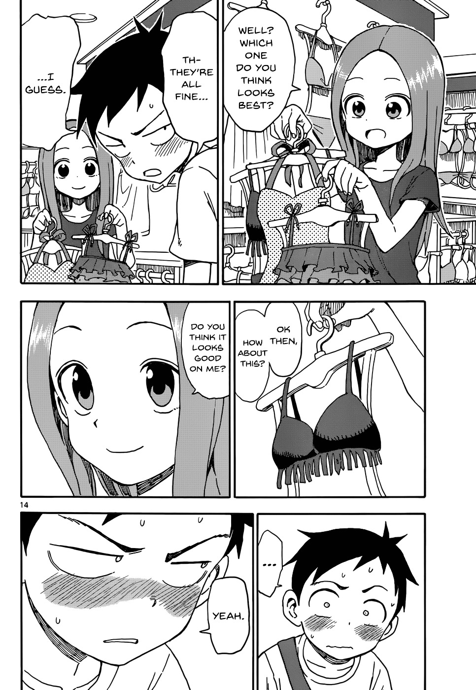 Karakai Jouzu No Takagi-San chapter 38 - page 14