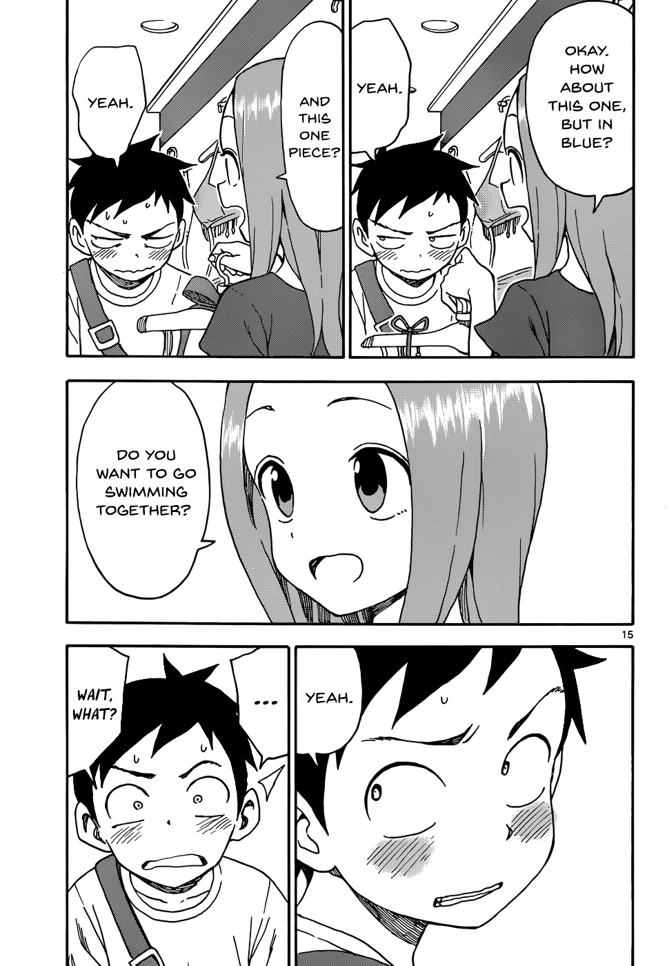 Karakai Jouzu No Takagi-San chapter 38 - page 15