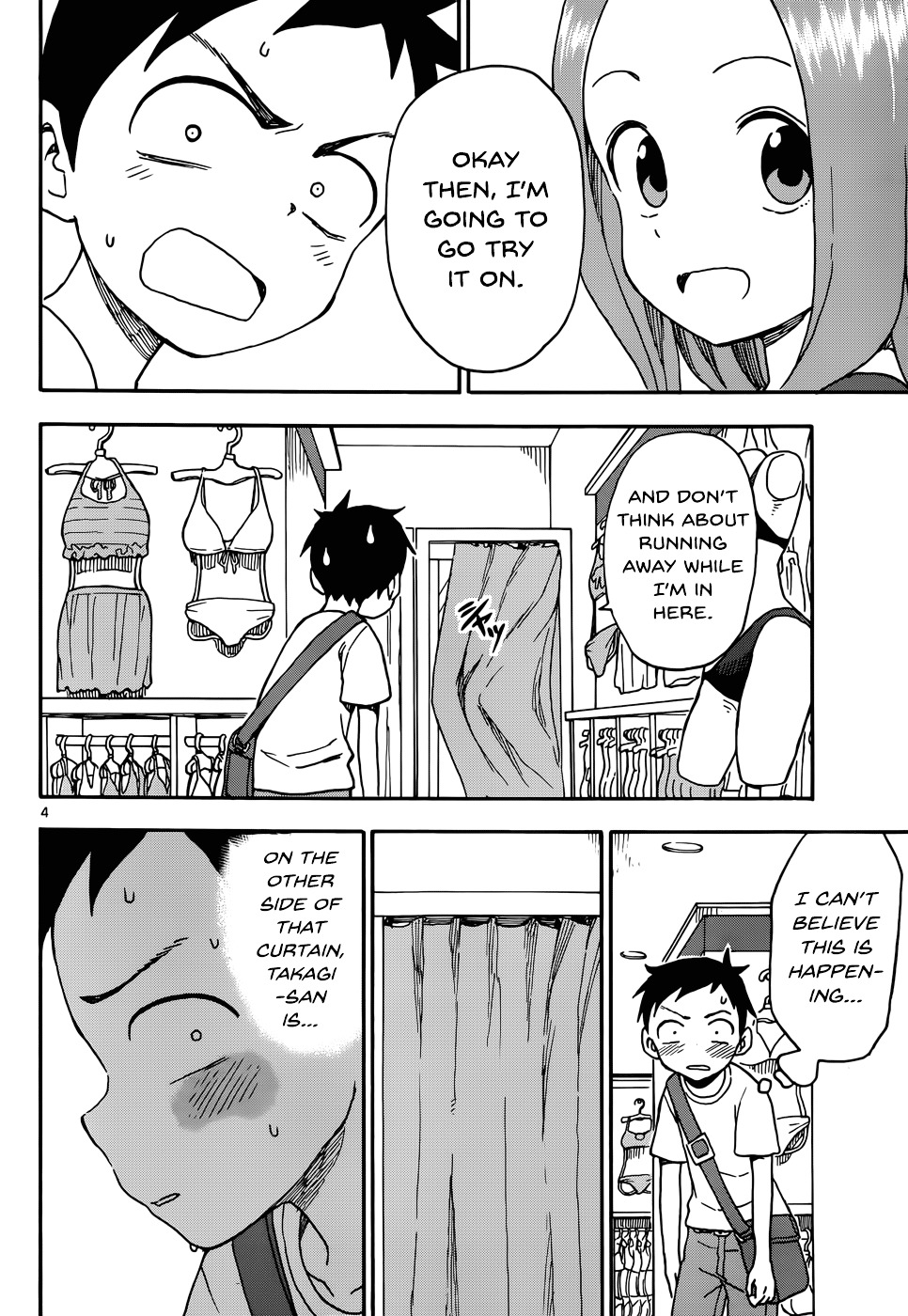 Karakai Jouzu No Takagi-San chapter 38 - page 4