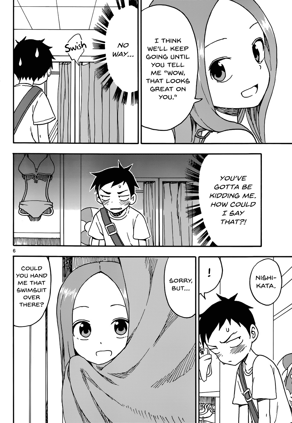 Karakai Jouzu No Takagi-San chapter 38 - page 6