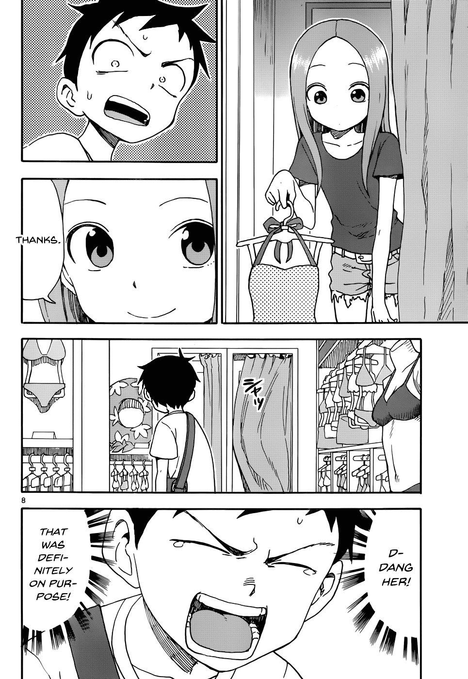 Karakai Jouzu No Takagi-San chapter 38 - page 8