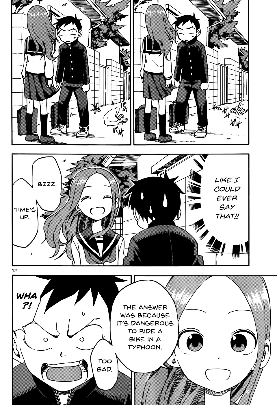 Karakai Jouzu No Takagi-San chapter 40 - page 12