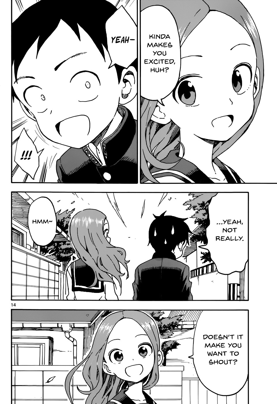 Karakai Jouzu No Takagi-San chapter 40 - page 14