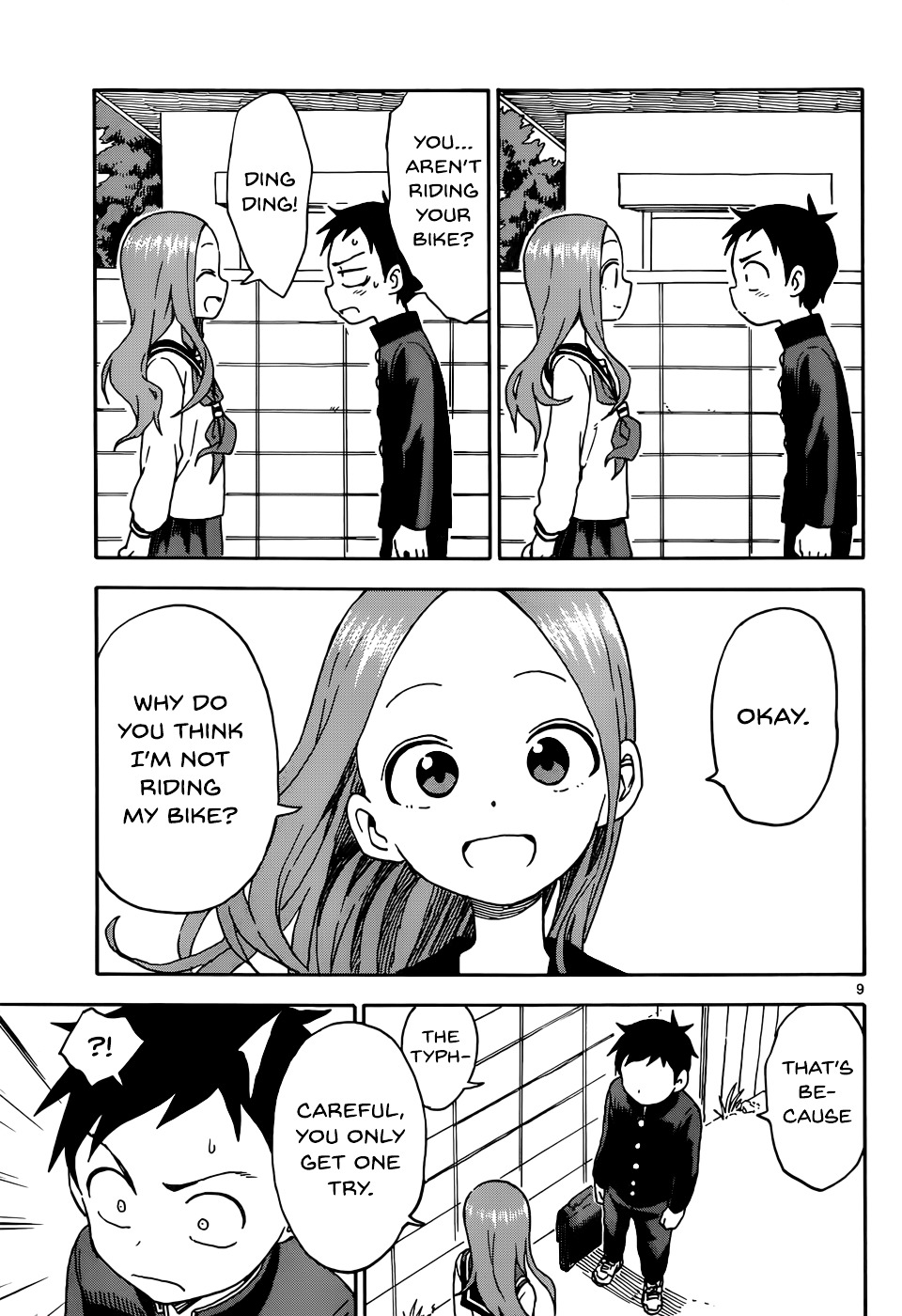 Karakai Jouzu No Takagi-San chapter 40 - page 9