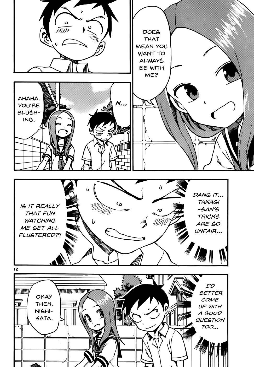 Karakai Jouzu No Takagi-San chapter 41 - page 12