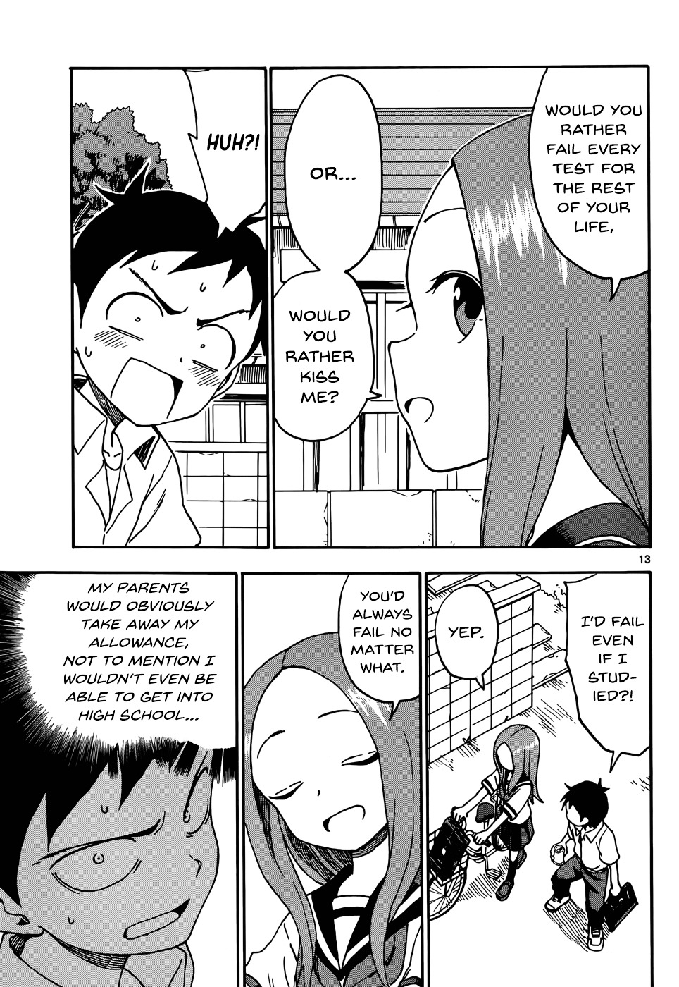 Karakai Jouzu No Takagi-San chapter 41 - page 13