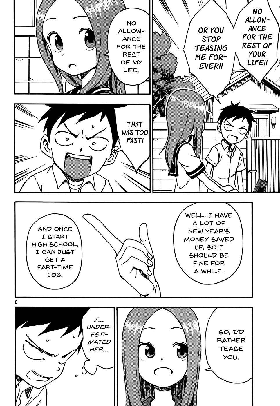 Karakai Jouzu No Takagi-San chapter 41 - page 8