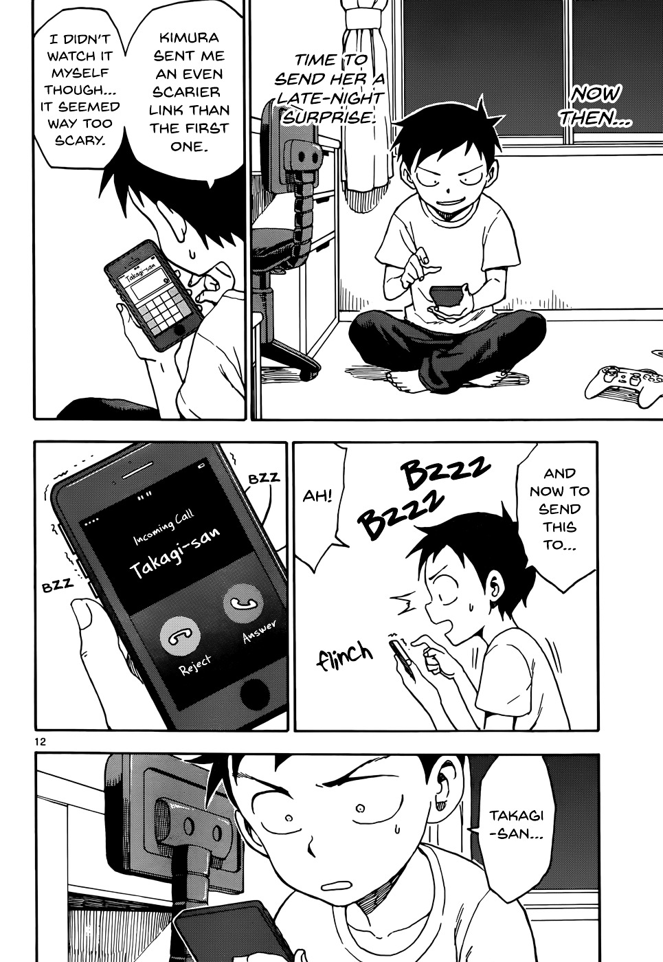 Karakai Jouzu No Takagi-San chapter 42 - page 12