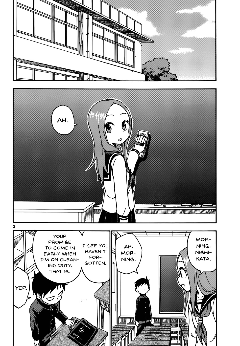 Karakai Jouzu No Takagi-San chapter 42 - page 2