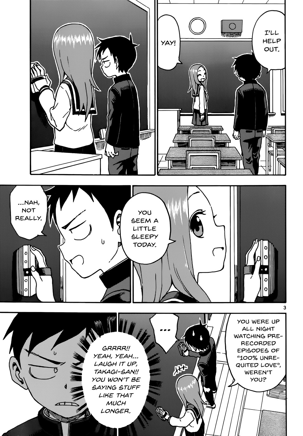 Karakai Jouzu No Takagi-San chapter 42 - page 3
