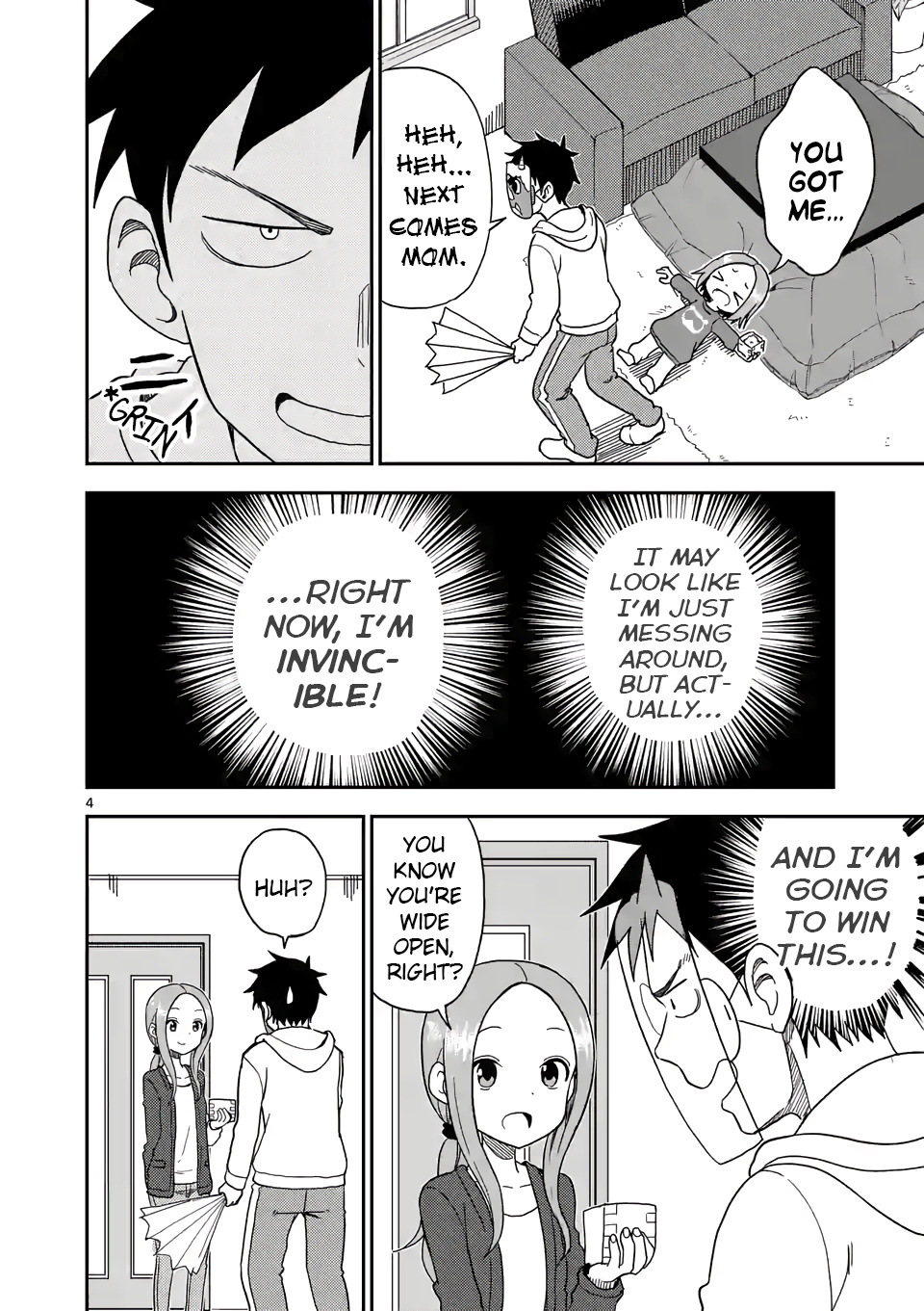 Karakai Jouzu no (Moto) Takagi-san chapter 74 - page 4