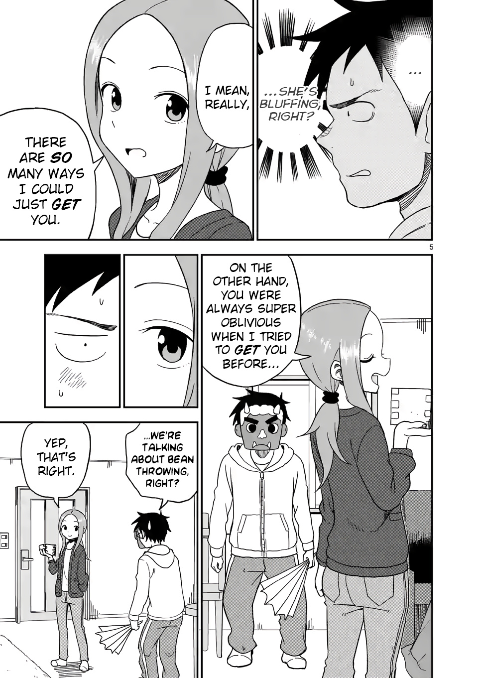 Karakai Jouzu no (Moto) Takagi-san chapter 74 - page 5