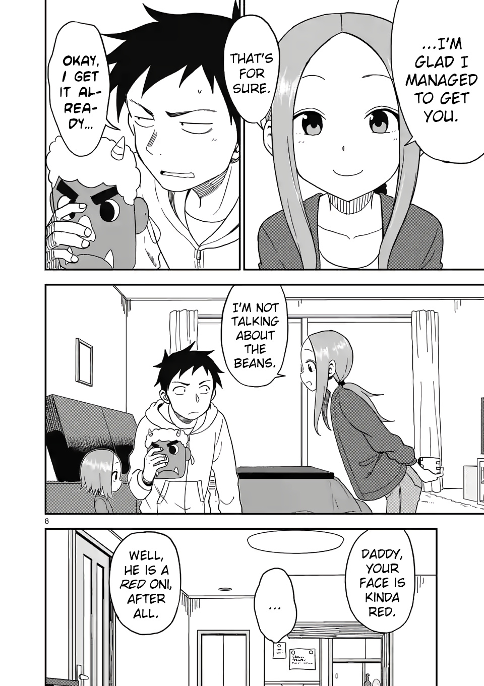 Karakai Jouzu no (Moto) Takagi-san chapter 74 - page 8
