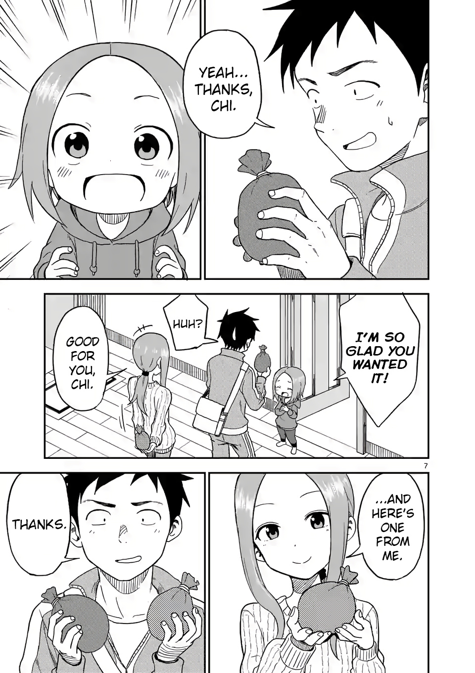 Karakai Jouzu no (Moto) Takagi-san chapter 75 - page 7