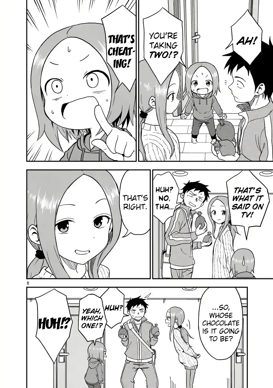 Karakai Jouzu no (Moto) Takagi-san chapter 75 - page 8