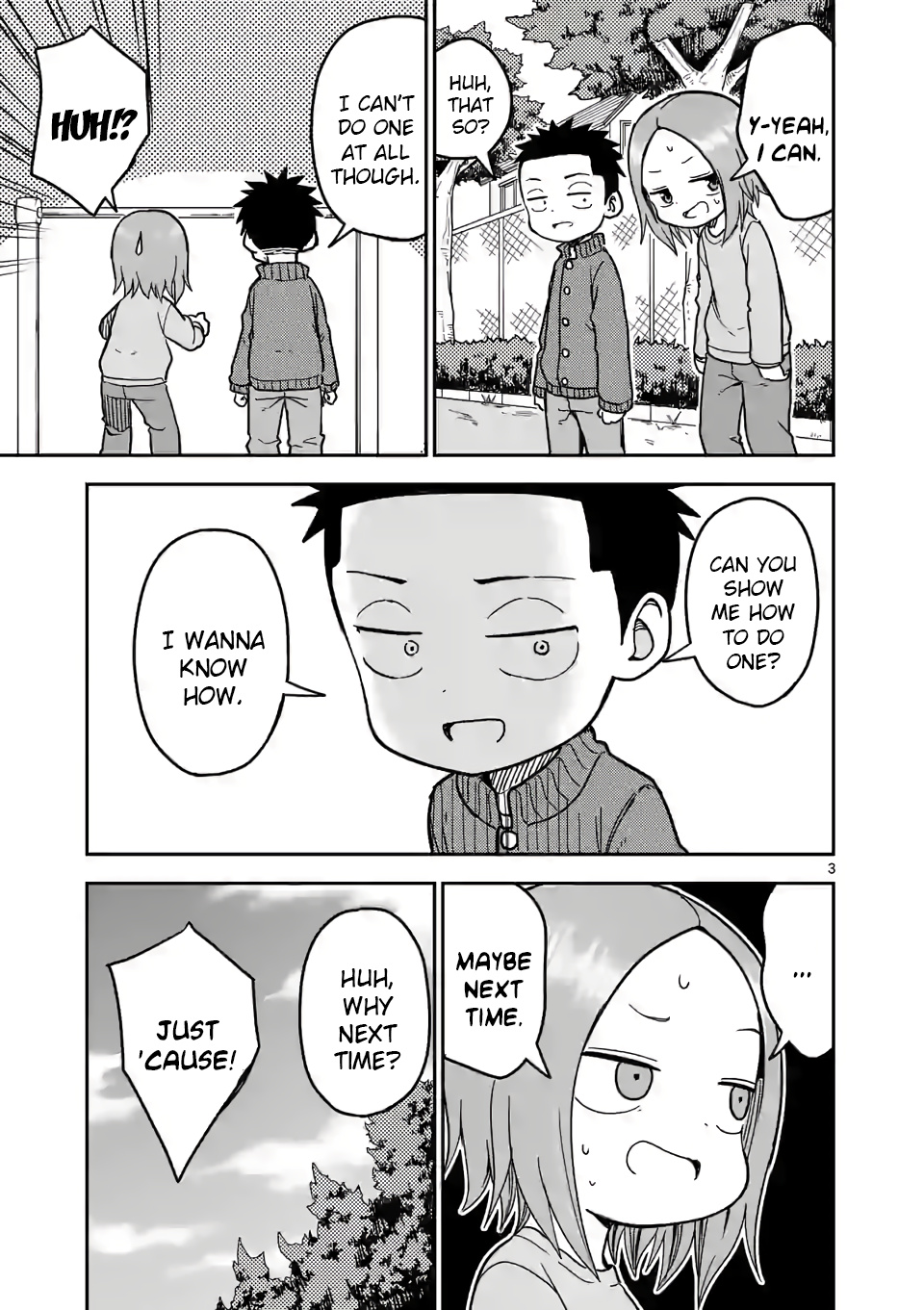 Karakai Jouzu no (Moto) Takagi-san chapter 128 - page 3