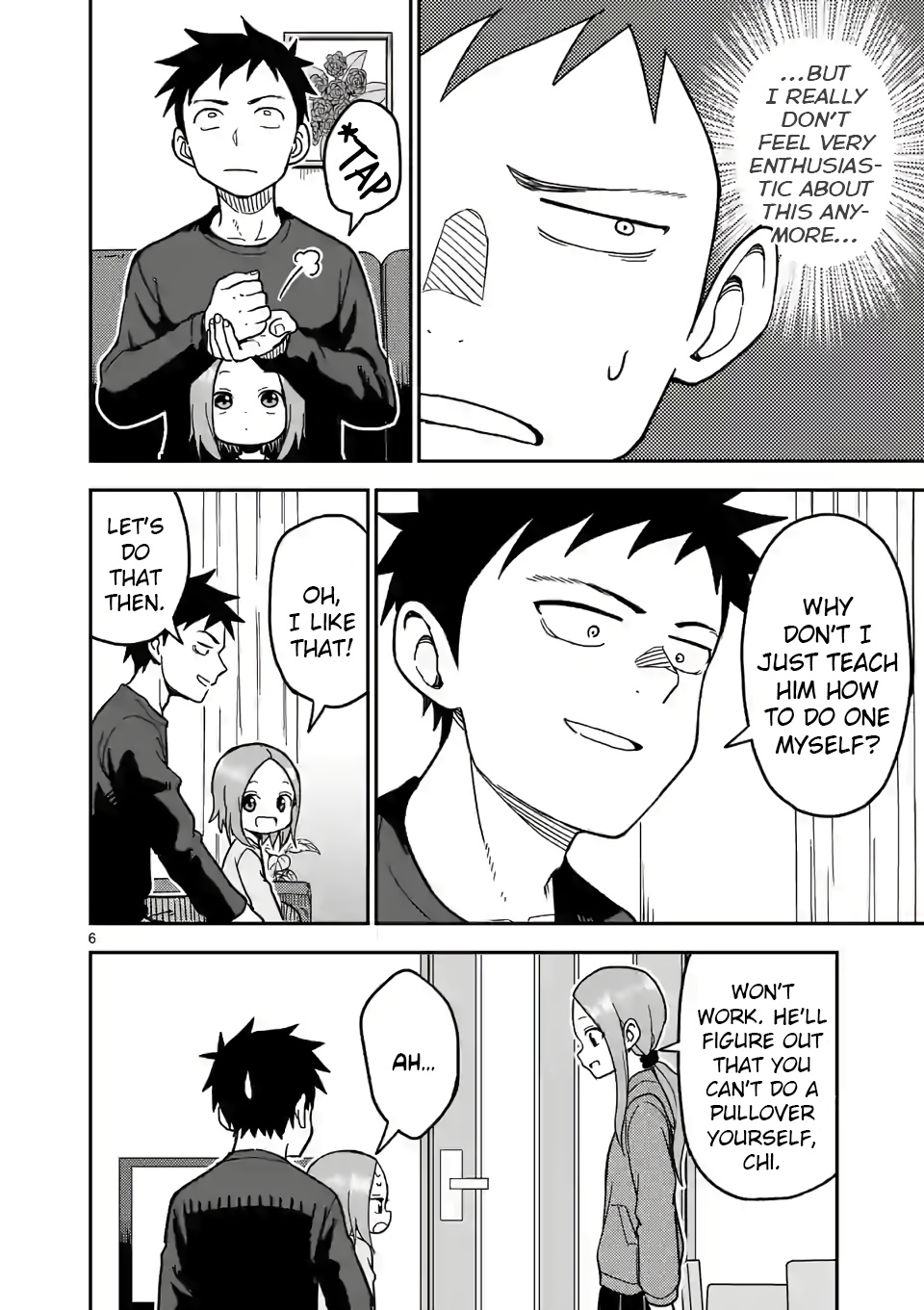 Karakai Jouzu no (Moto) Takagi-san chapter 128 - page 6