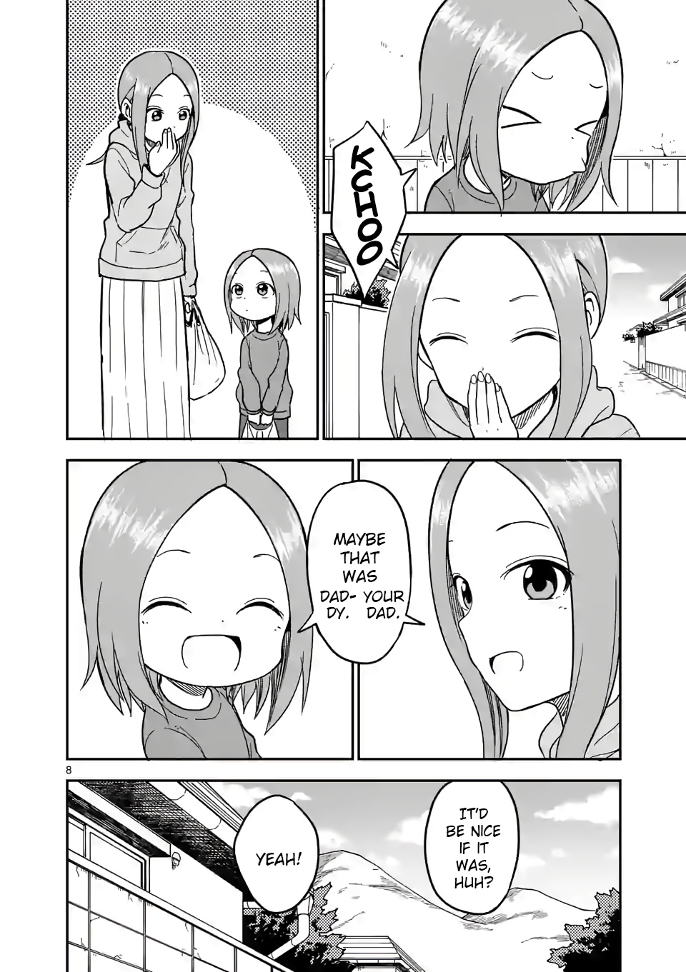 Karakai Jouzu no (Moto) Takagi-san chapter 129 - page 8