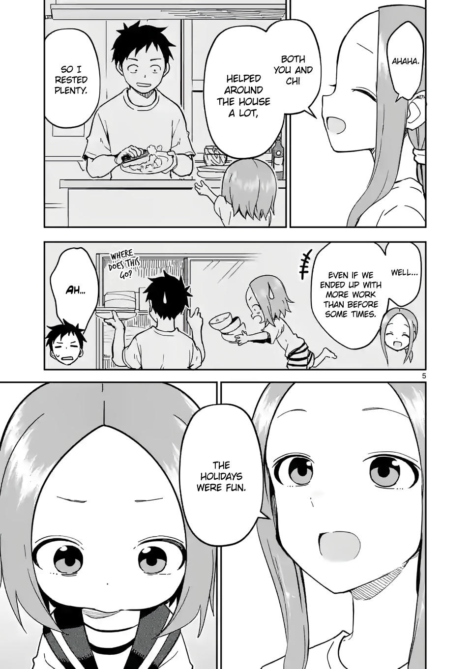 Karakai Jouzu no (Moto) Takagi-san chapter 229 - page 5