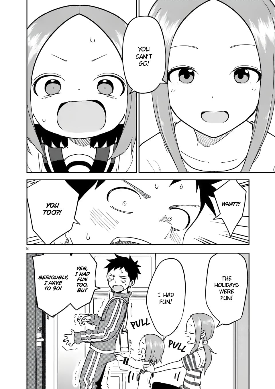 Karakai Jouzu no (Moto) Takagi-san chapter 229 - page 8