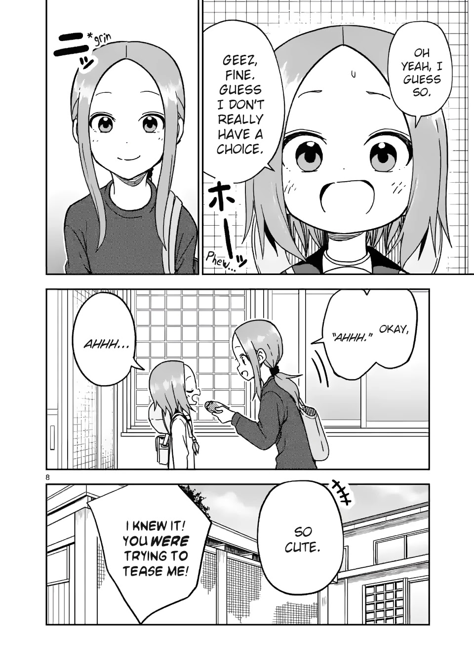 Karakai Jouzu no (Moto) Takagi-san chapter 180 - page 8