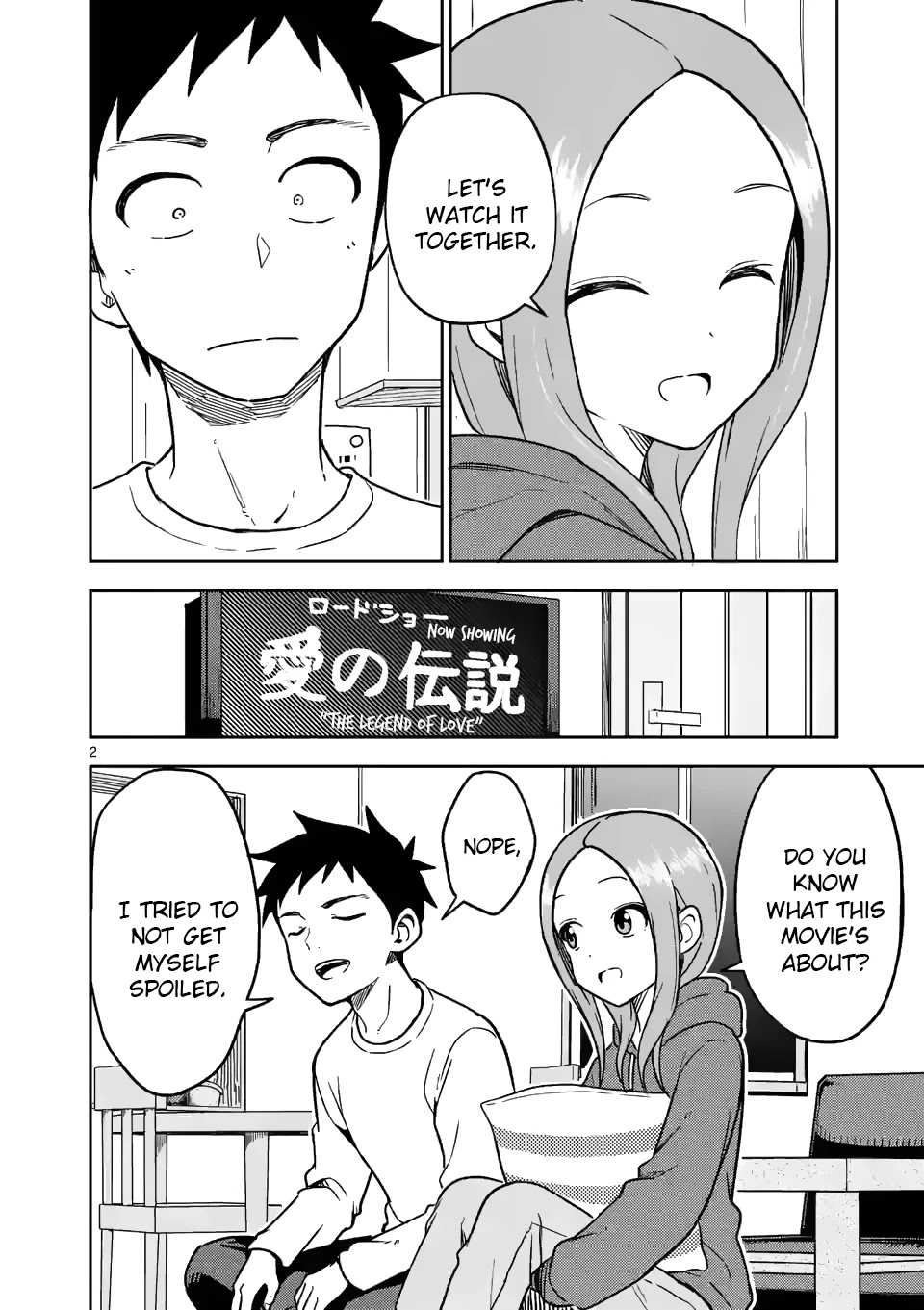 Karakai Jouzu no (Moto) Takagi-san chapter 181 - page 2