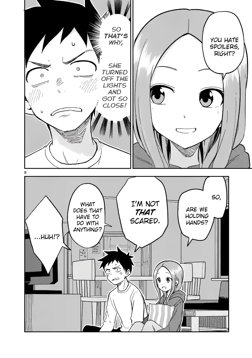 Karakai Jouzu no (Moto) Takagi-san chapter 181 - page 8