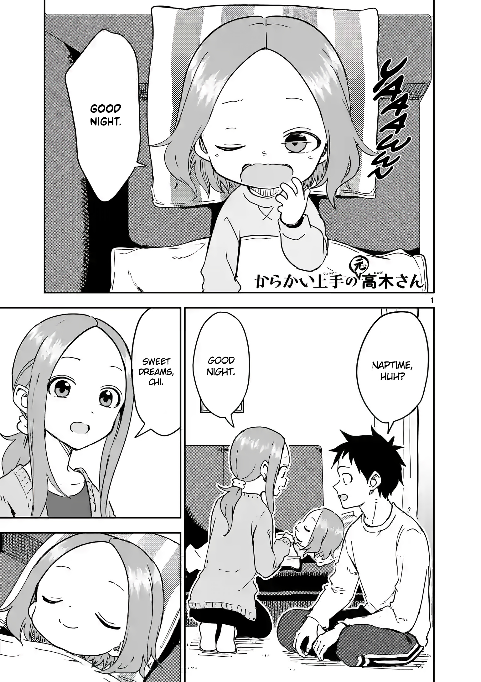 Karakai Jouzu no (Moto) Takagi-san chapter 262 - page 1