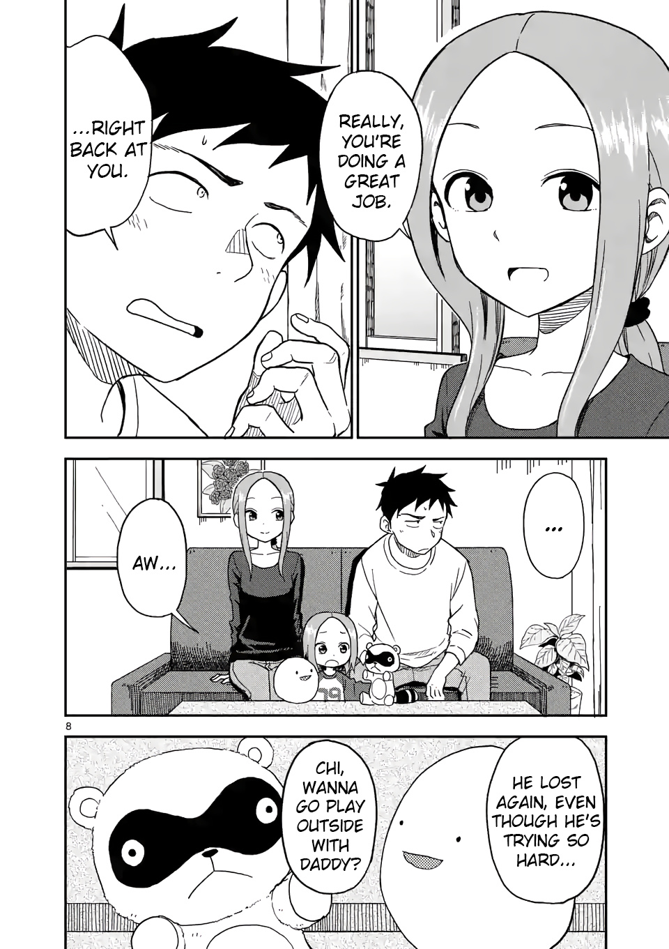 Karakai Jouzu no (Moto) Takagi-san chapter 79 - page 8
