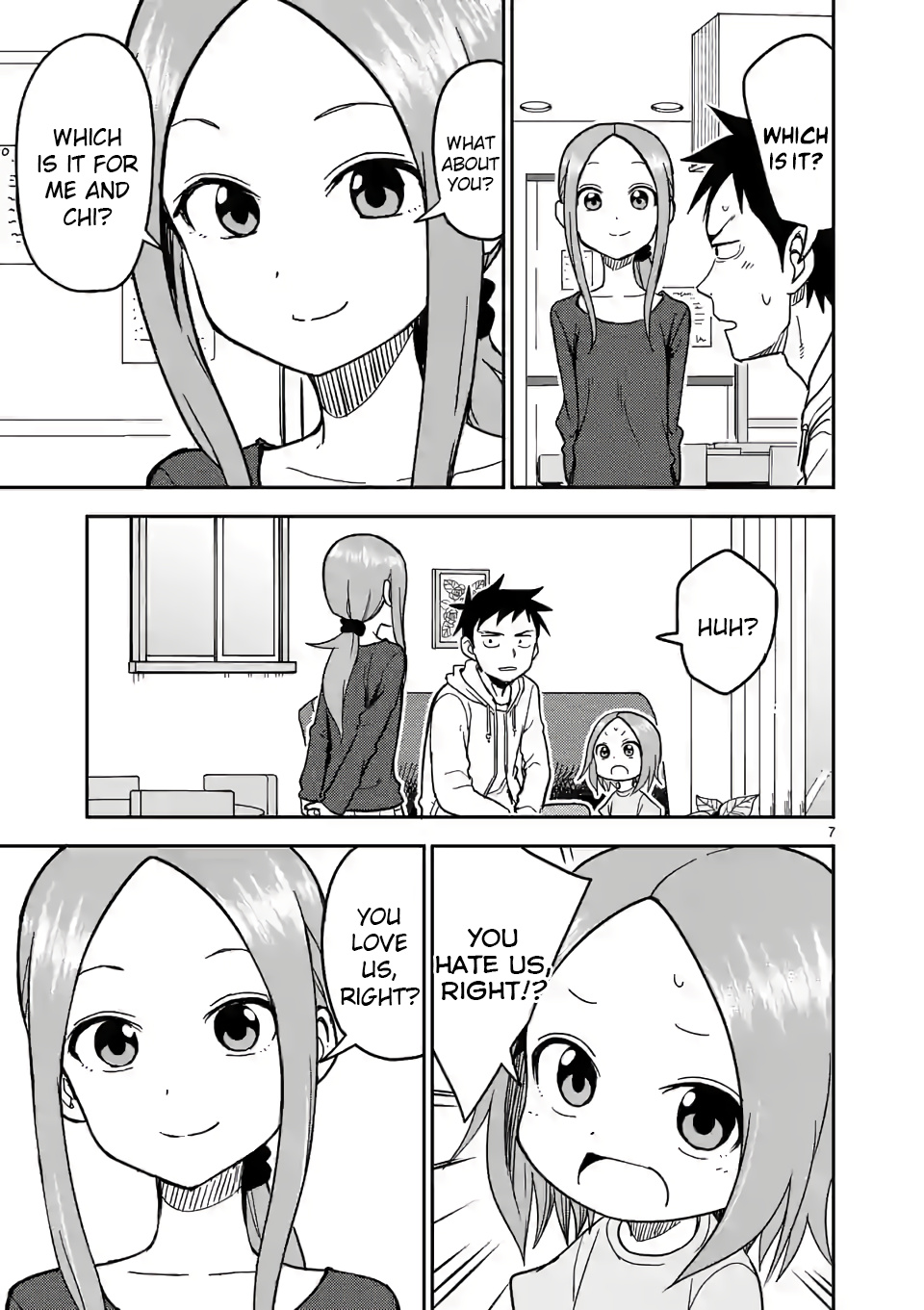 Karakai Jouzu no (Moto) Takagi-san chapter 130 - page 7