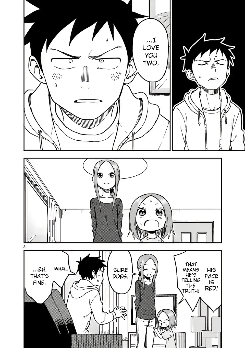 Karakai Jouzu no (Moto) Takagi-san chapter 130 - page 8