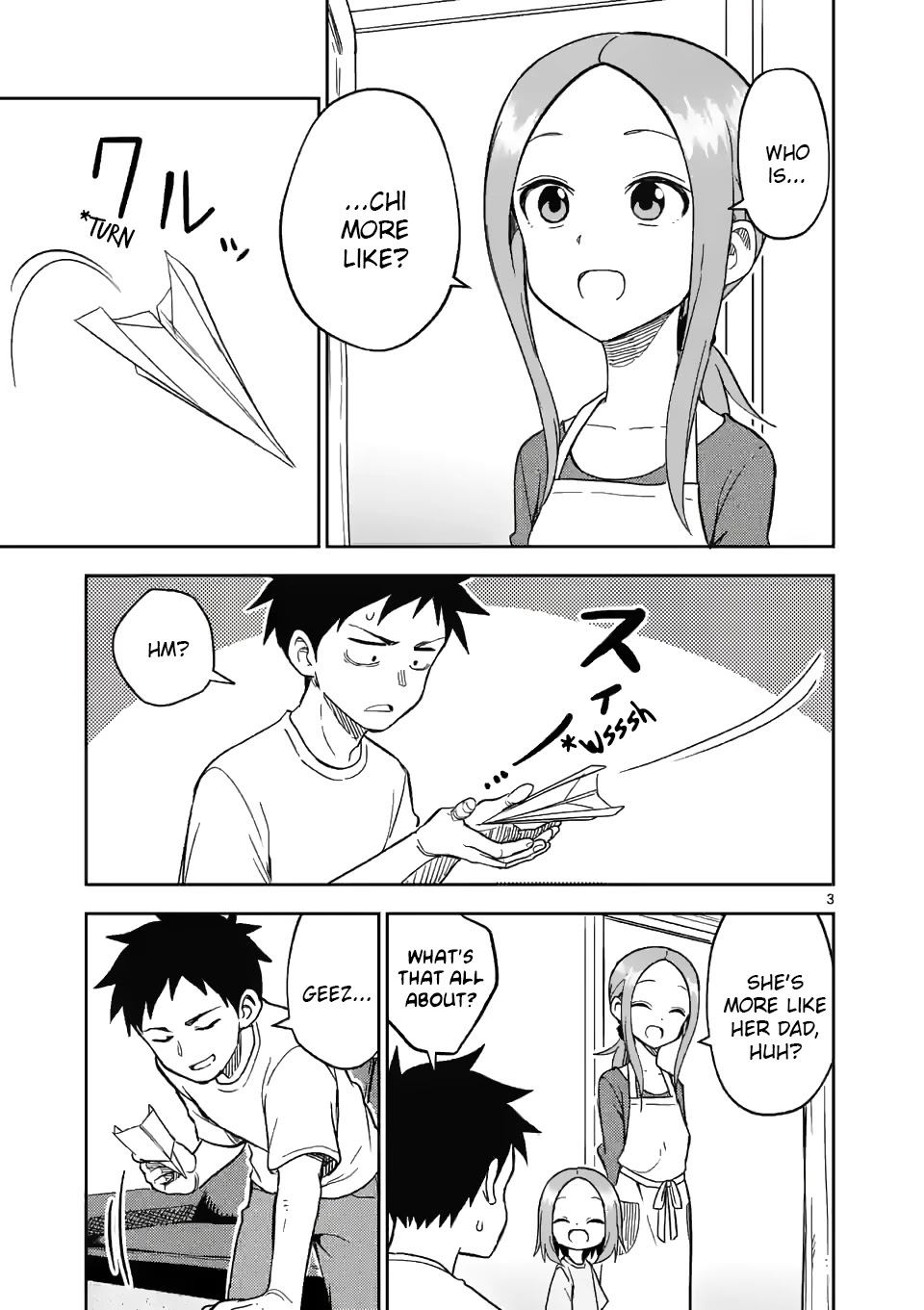Karakai Jouzu no (Moto) Takagi-san chapter 182 - page 3