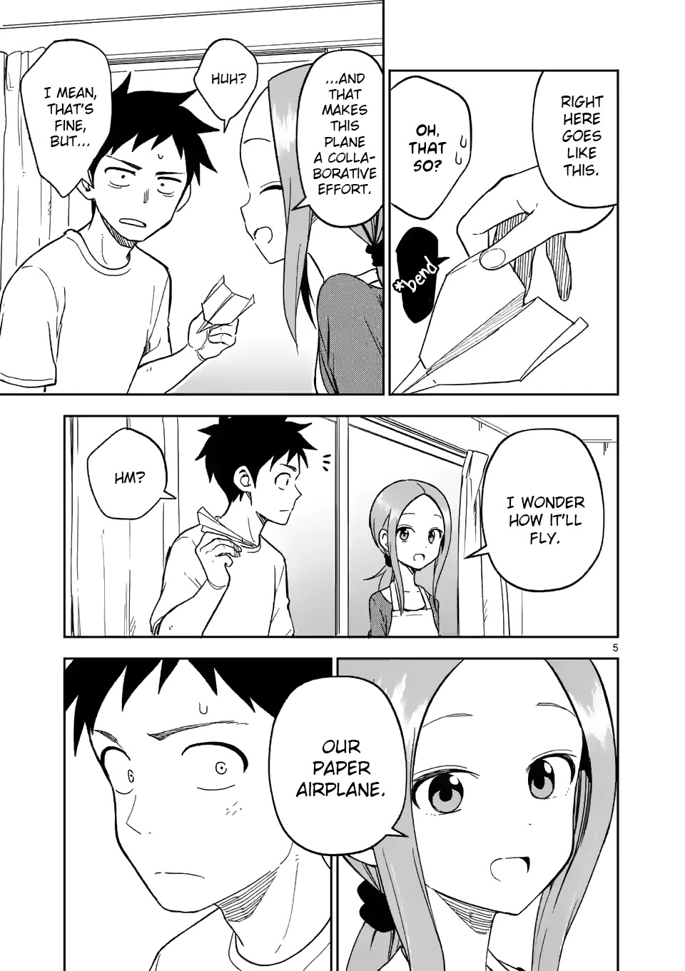 Karakai Jouzu no (Moto) Takagi-san chapter 182 - page 5