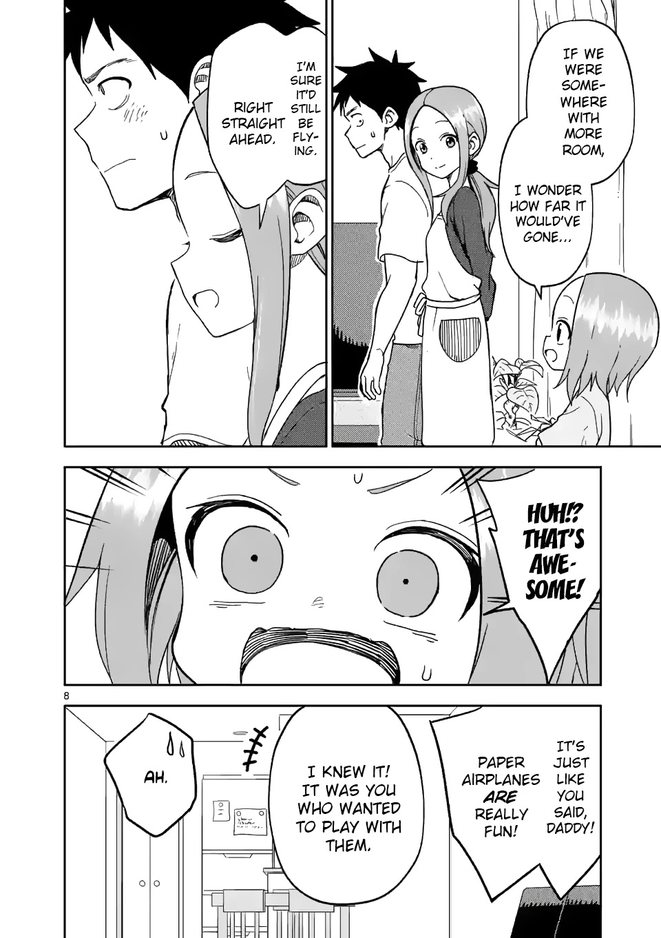 Karakai Jouzu no (Moto) Takagi-san chapter 182 - page 8