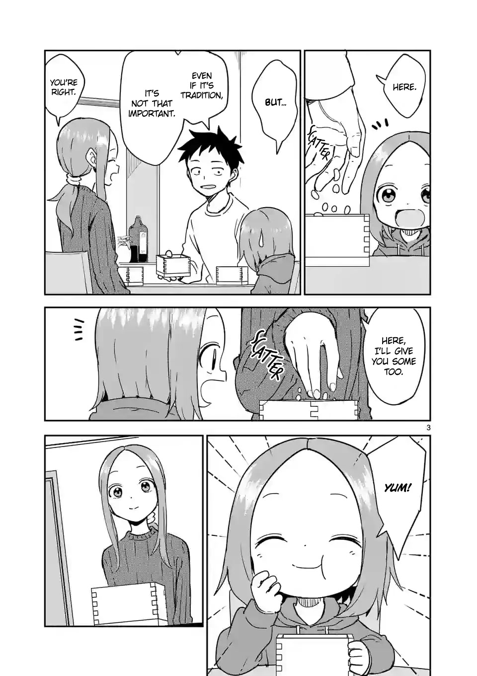 Karakai Jouzu no (Moto) Takagi-san chapter 264 - page 3
