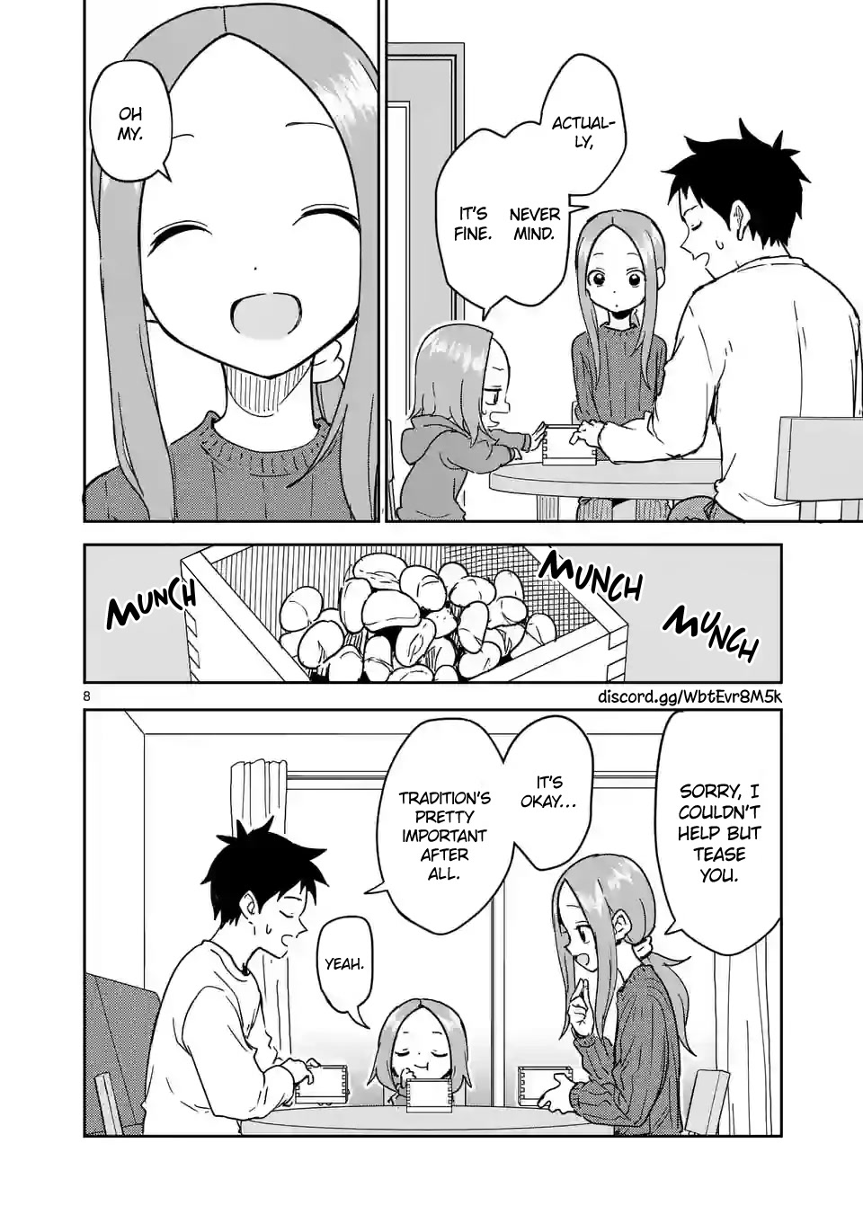 Karakai Jouzu no (Moto) Takagi-san chapter 264 - page 8