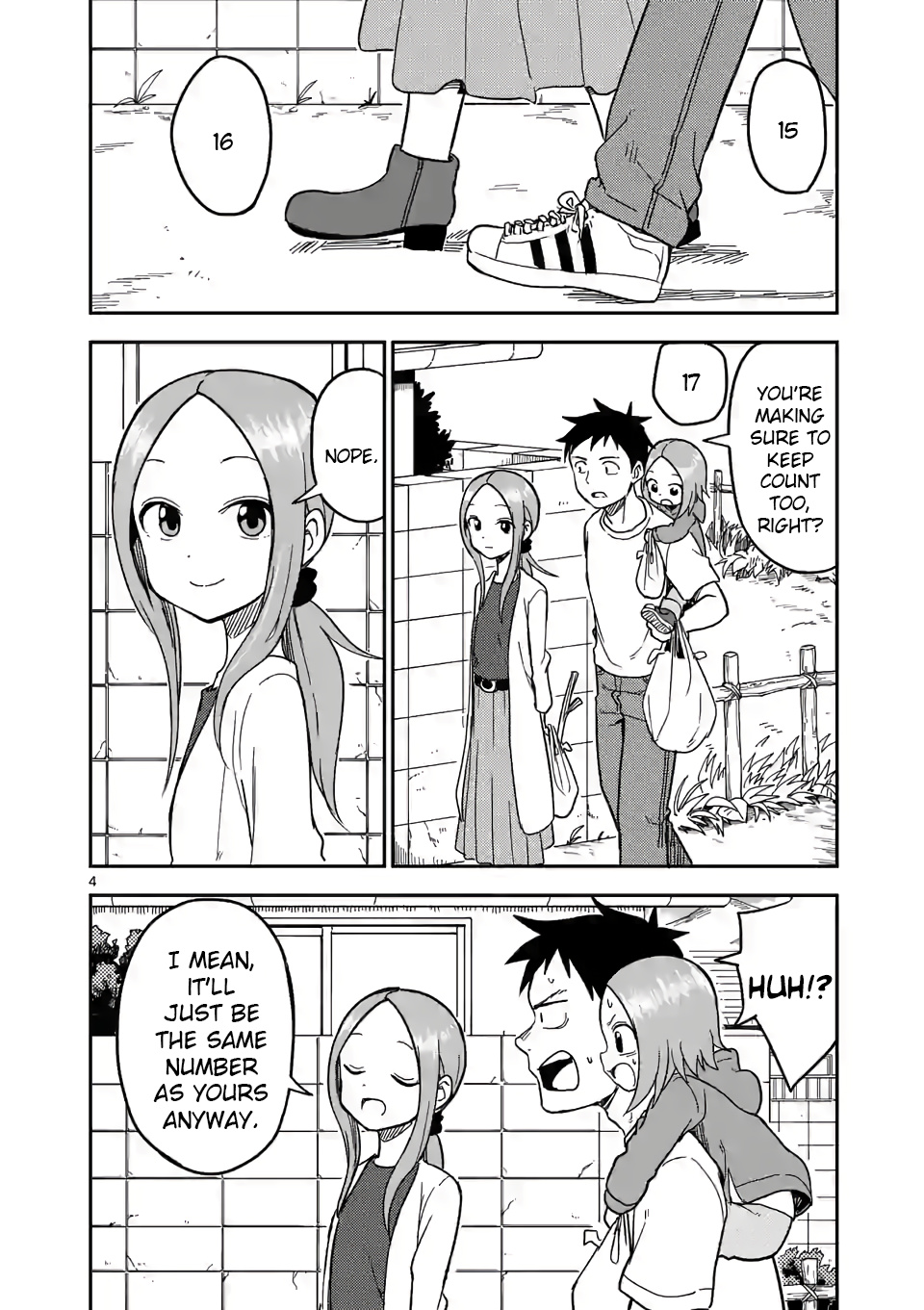 Karakai Jouzu no (Moto) Takagi-san chapter 132 - page 4