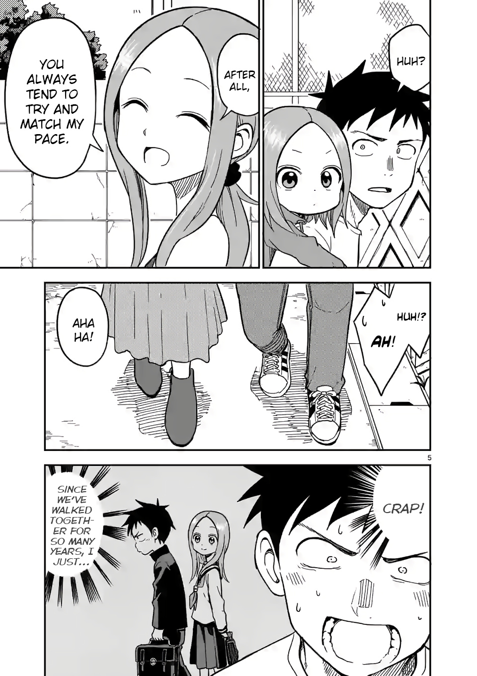 Karakai Jouzu no (Moto) Takagi-san chapter 132 - page 5