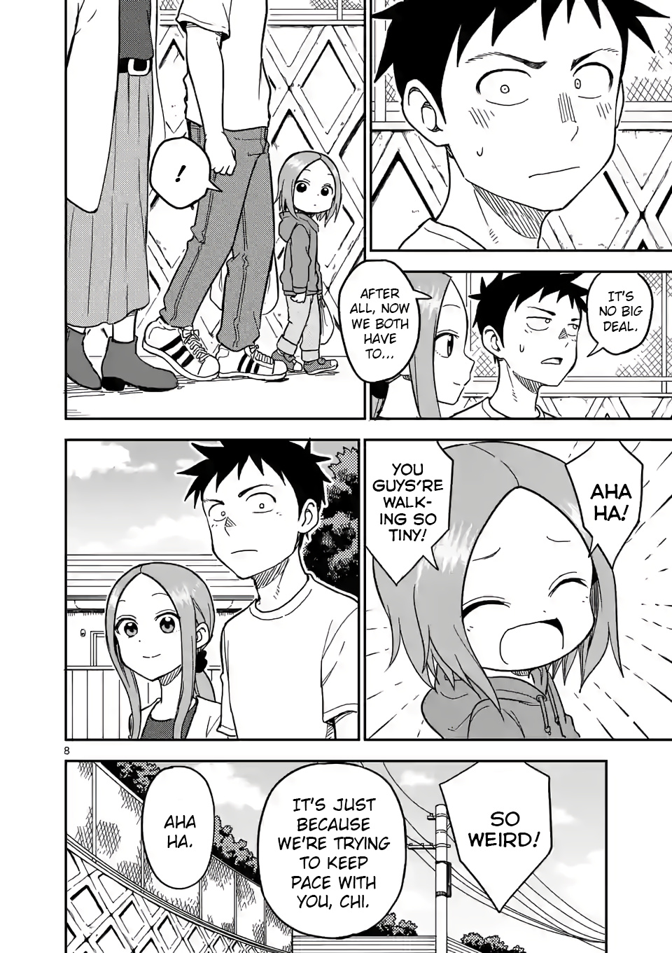 Karakai Jouzu no (Moto) Takagi-san chapter 132 - page 8