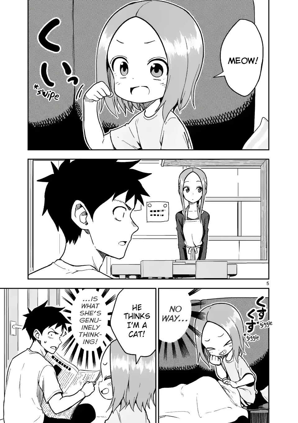 Karakai Jouzu no (Moto) Takagi-san chapter 184 - page 5