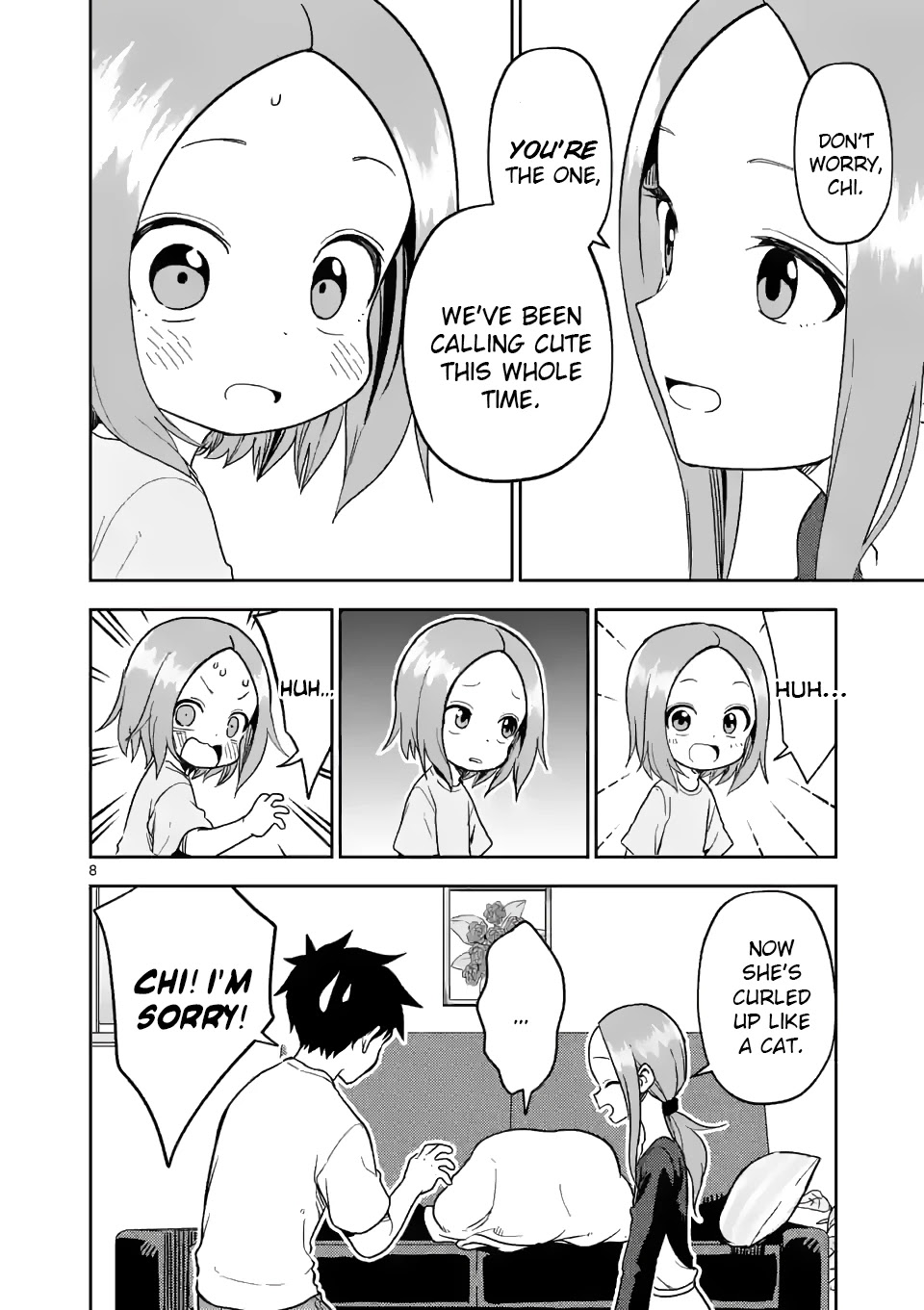 Karakai Jouzu no (Moto) Takagi-san chapter 184 - page 8