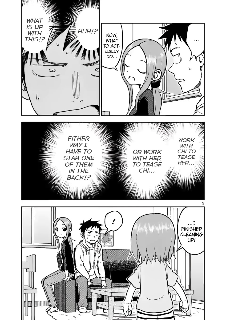 Karakai Jouzu no (Moto) Takagi-san chapter 133 - page 5