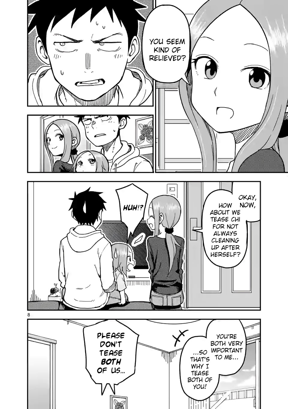 Karakai Jouzu no (Moto) Takagi-san chapter 133 - page 8
