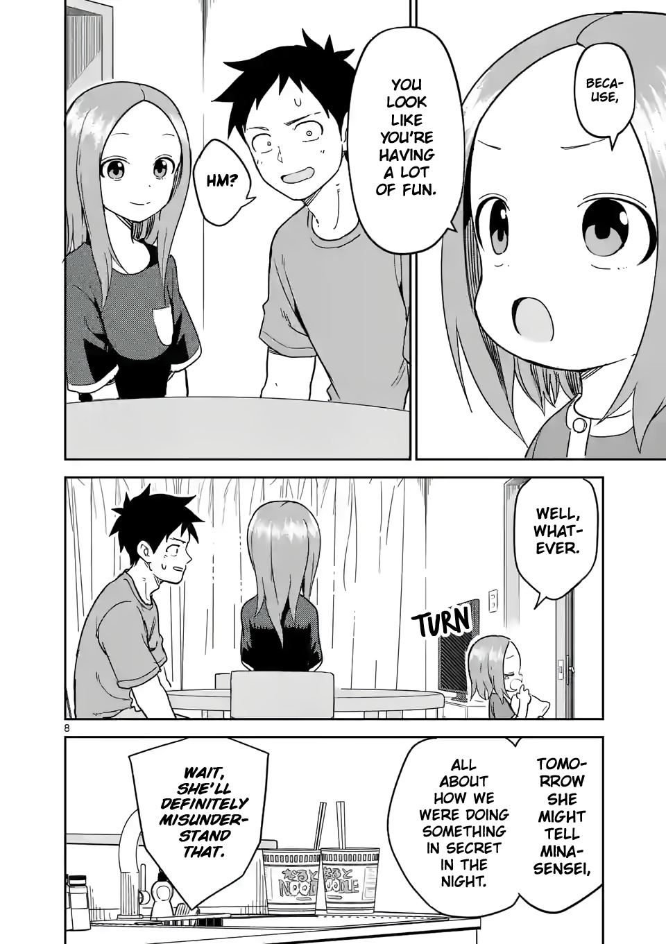 Karakai Jouzu no (Moto) Takagi-san chapter 235 - page 8