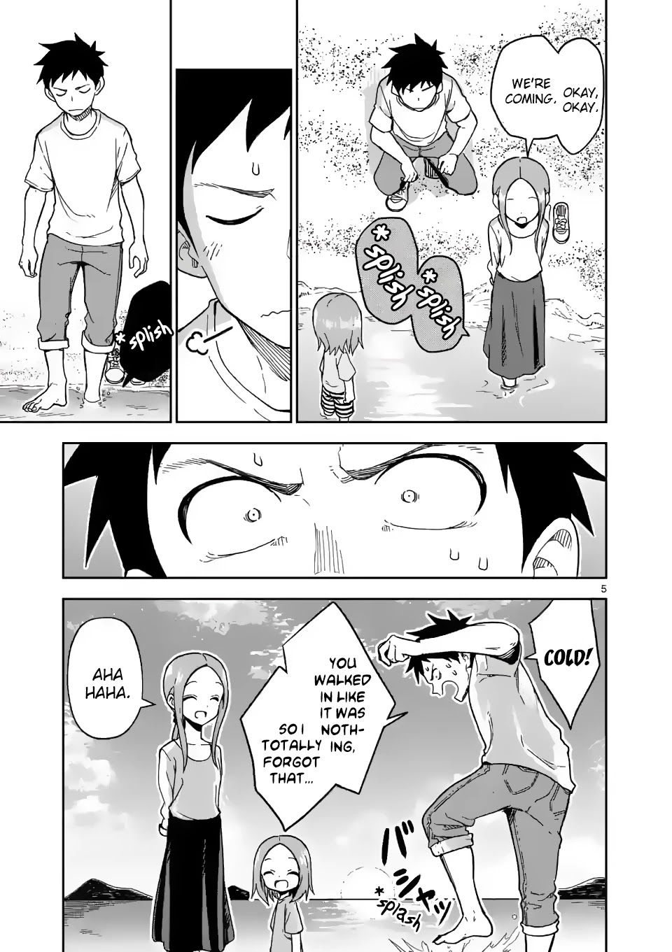 Karakai Jouzu no (Moto) Takagi-san chapter 185 - page 5